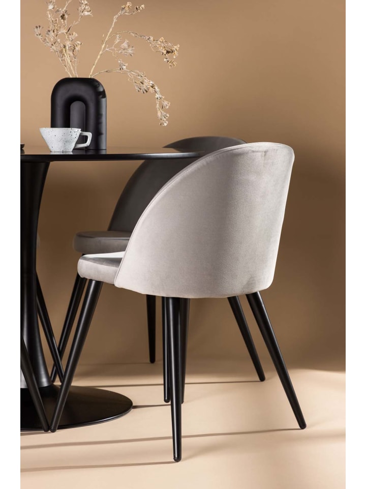 ebuy24 Essgruppe Glade 6 (5-teilig) Schwarz 100 x 100 cm günstig kaufen onesize
