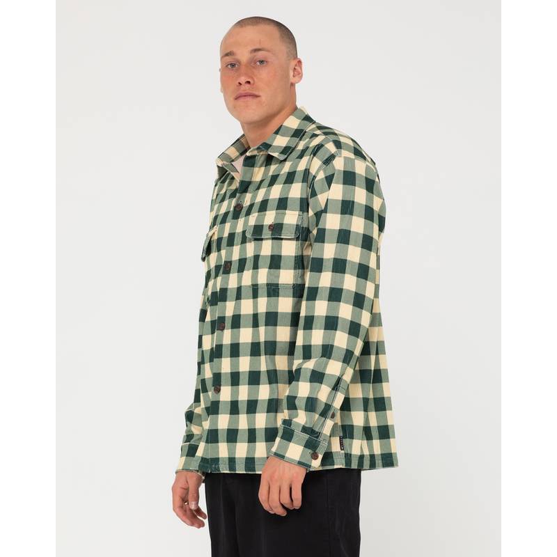 RUSTY BOROUGH LONG SLEEVE SHIRT Langarmhemd Herren