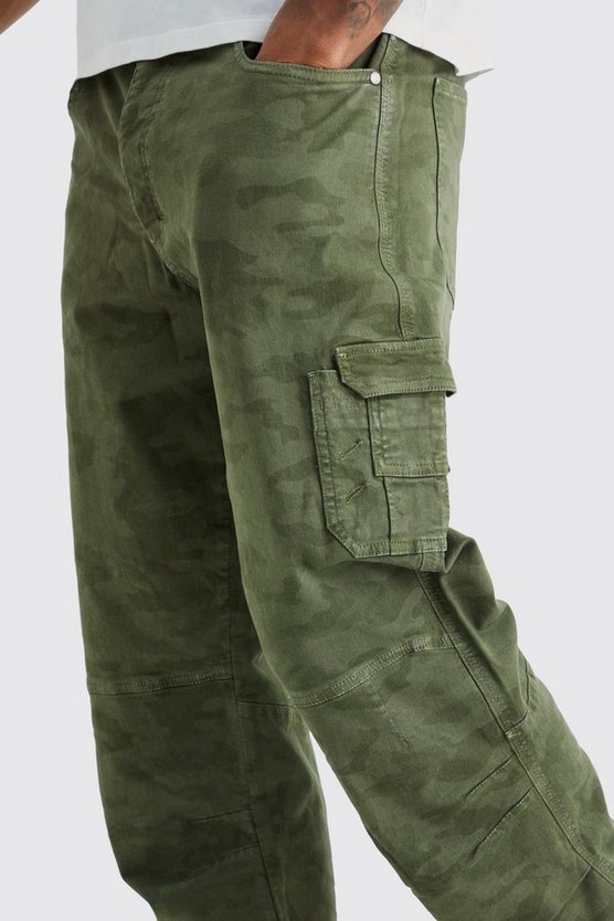 Tall lockere Camouflage Cargo-Hose