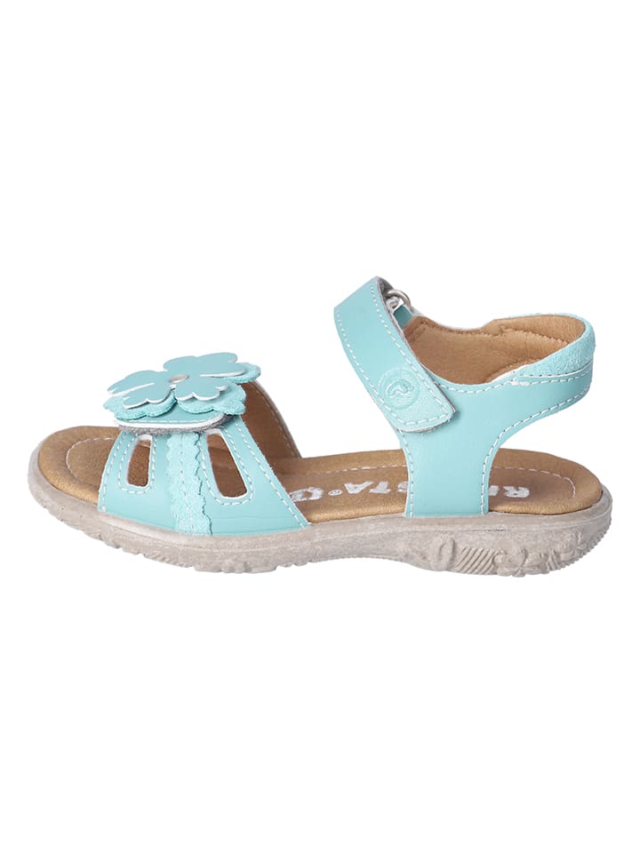 Ricosta Leder-Sandalen in Türkis günstig kaufen