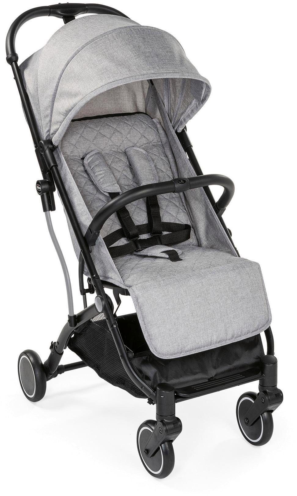 Chicco Sportbuggy TROLLEYme, Light Grey, mit Trolleyfunktion, Sport-Kinderwagen
