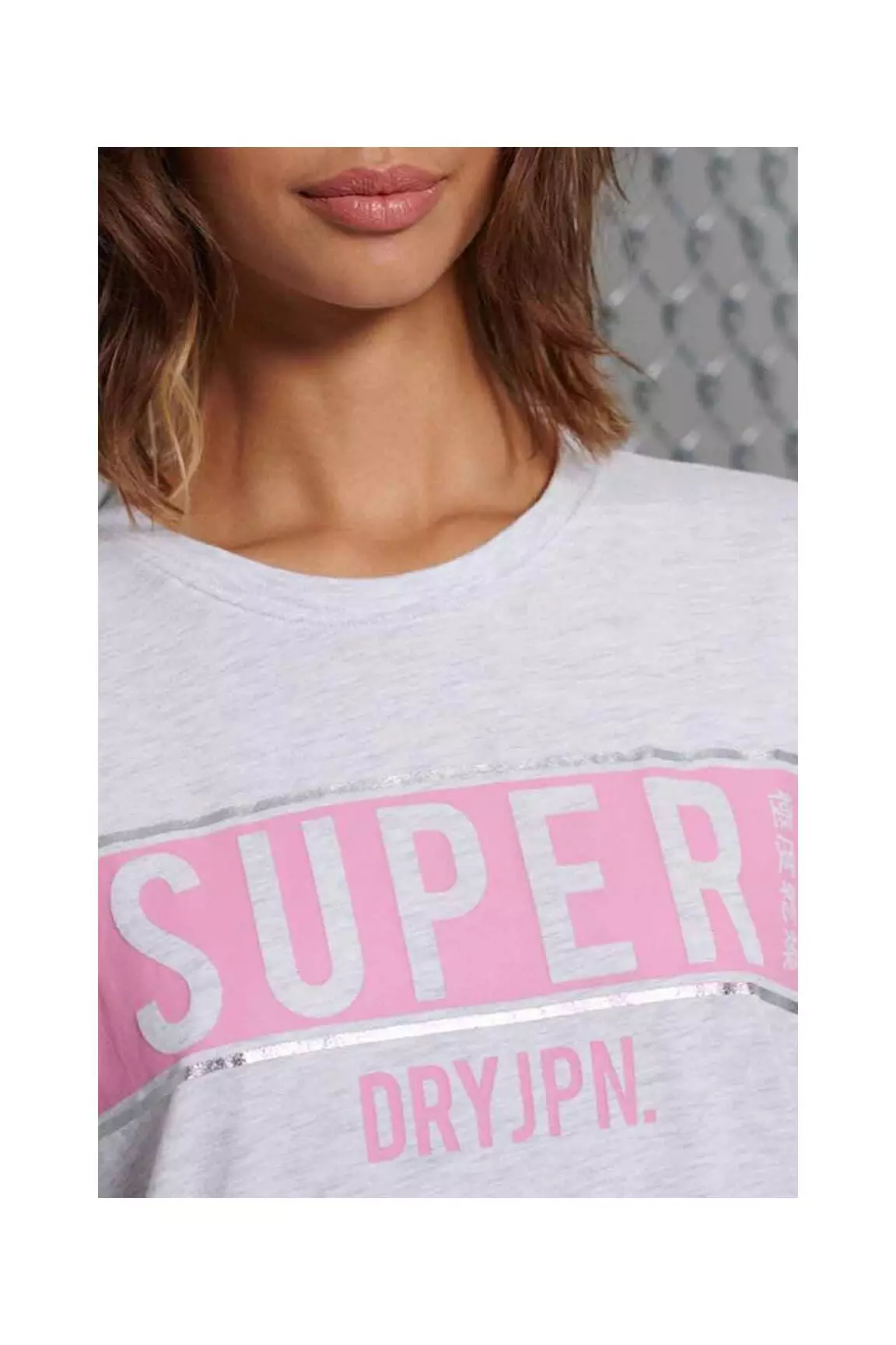 Superdry Tshirts Femme couleur gris