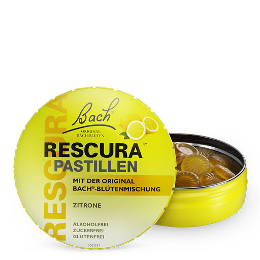 BACHBLÜTEN Original Rescura Pastillen Zitrone  50 g  Pastillen