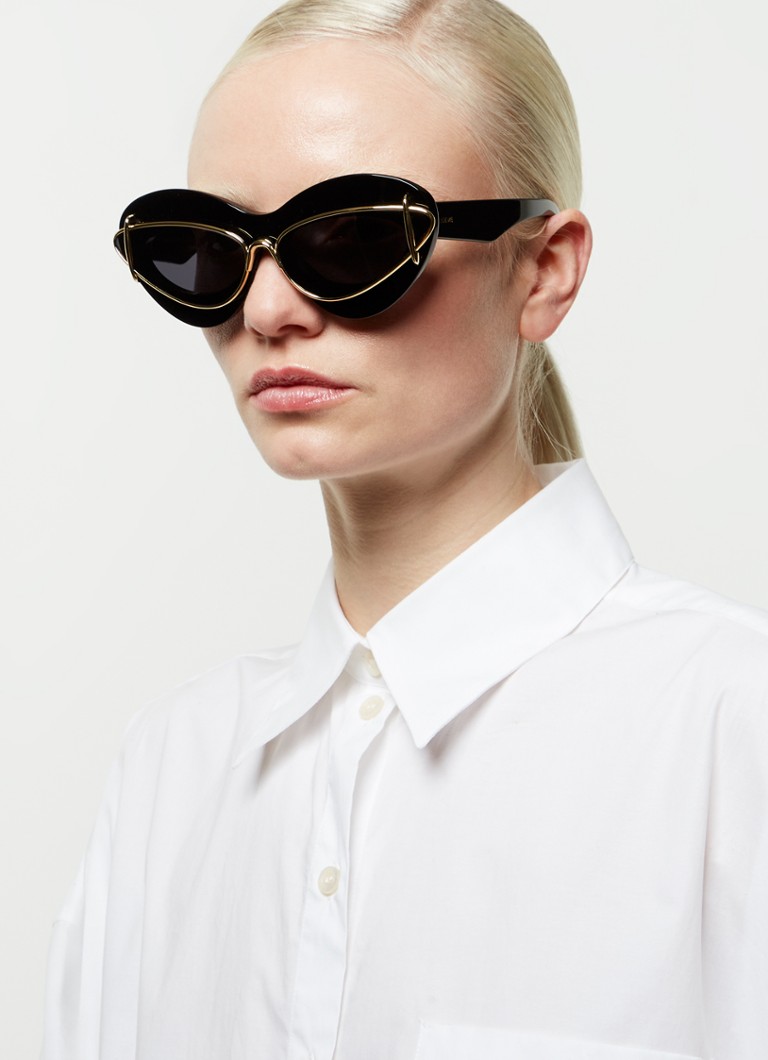 Ochelari de soare LOEWE cu ramă dublă LW40119I