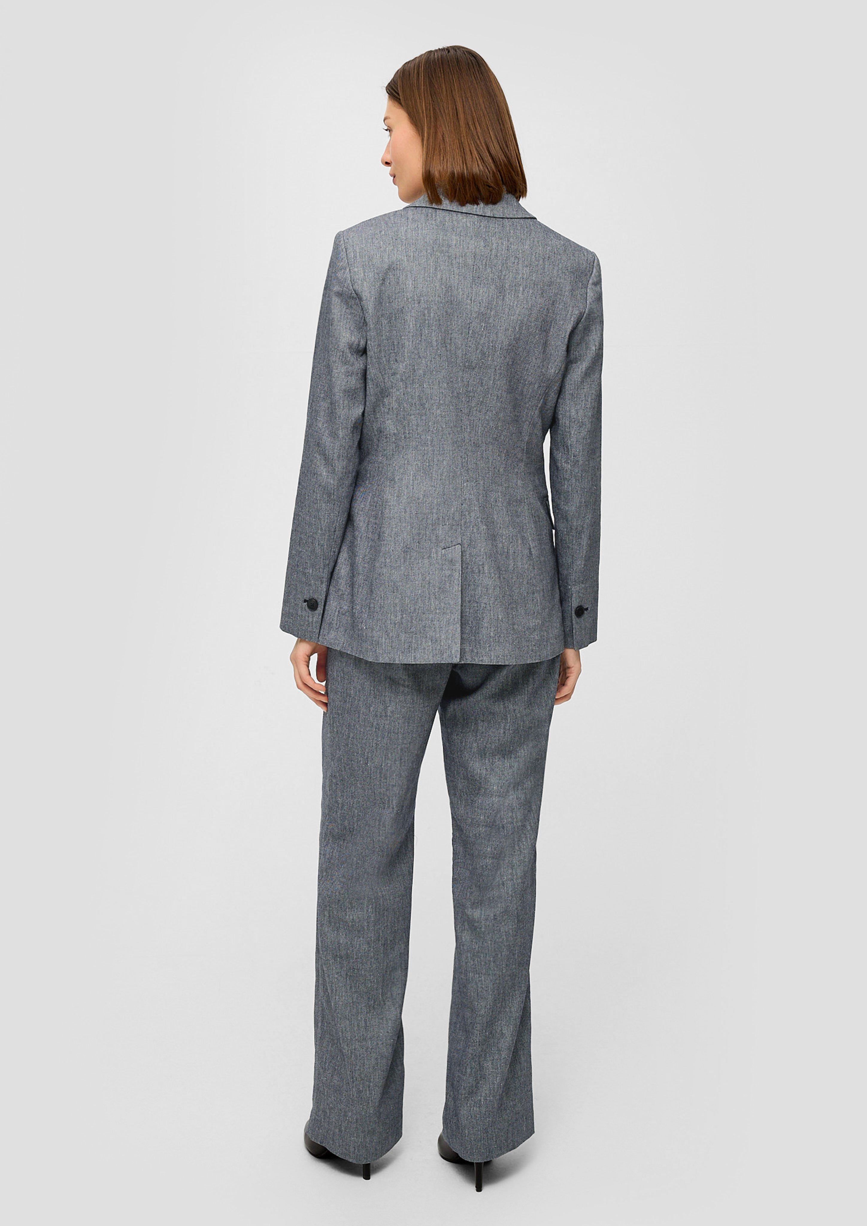 Taillierter Longblazer aus Baumwollmix  2141406-59W2