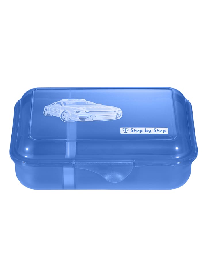 Step by Step Brotzeitbox, mit Klickverschluss in Police Car Cody, Blau günstig kaufen onesize