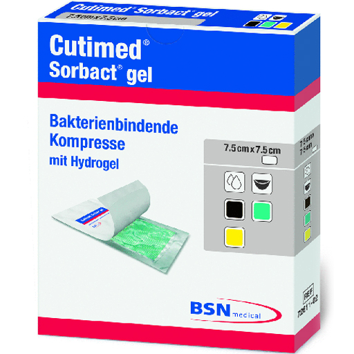 CUTIMED Sorbact Gel Kompressen 15x20 cm  6 St  Kompressen