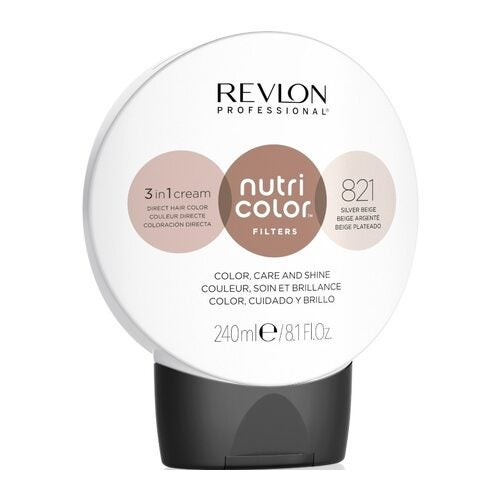 Revlon Nutri Color™ Filters Toning Vopsea de păr semipermanentă 240 ml 821 Bej argintiu