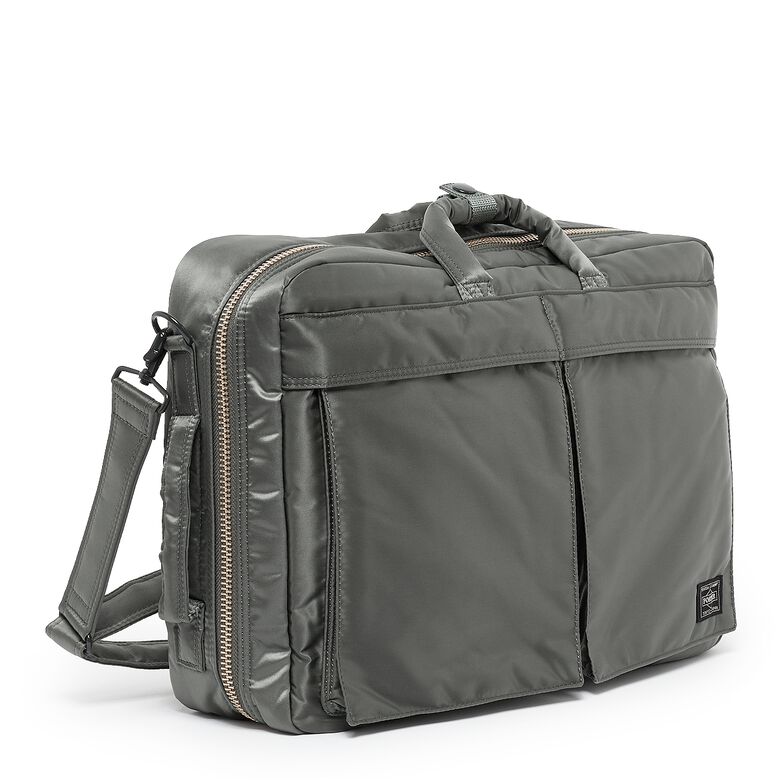 Porter-Yoshida Kaban Tanker 3Way Briefcase silver gray