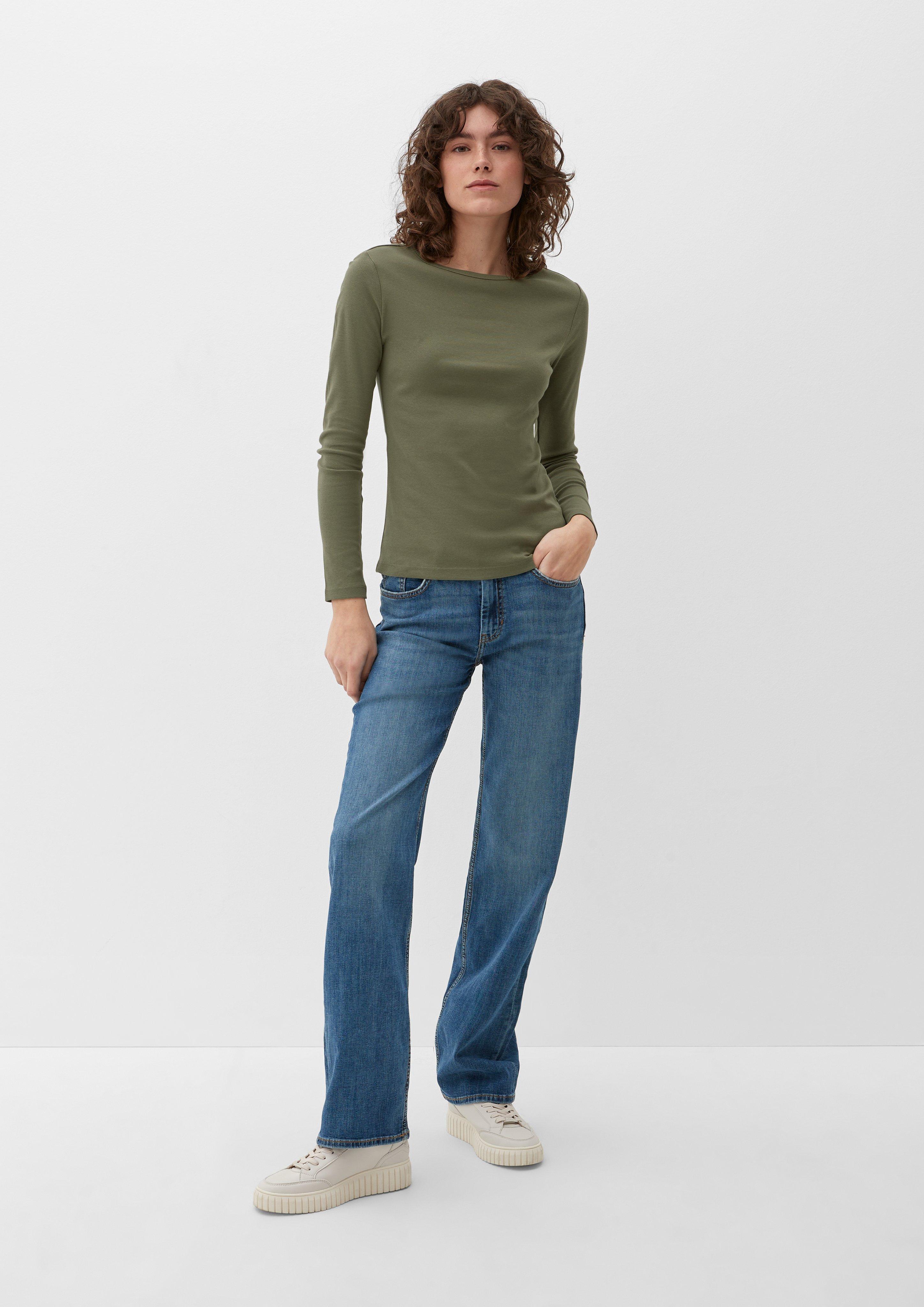 Longsleeve mit Rippstruktur  2130091-7928