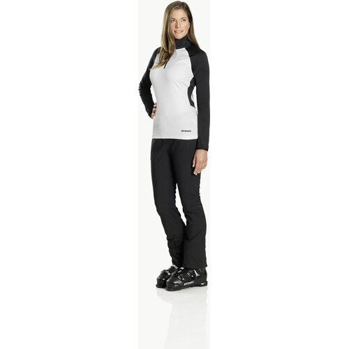 DAMEN WESTE SNOWCLOUD FLEECE ZIP-NECK BLACK/WHITE