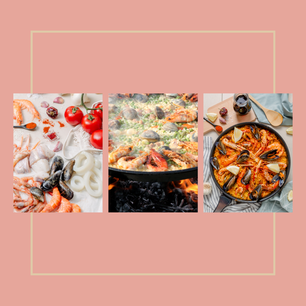 Orange85 46 cm Paella-Pfanne mit Brenner