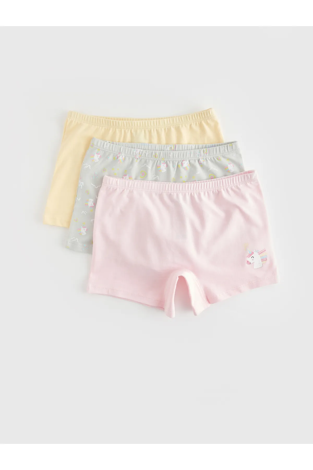 LC Waikiki  Bedrucktes Mädchen-Boxerset im 3er-Set