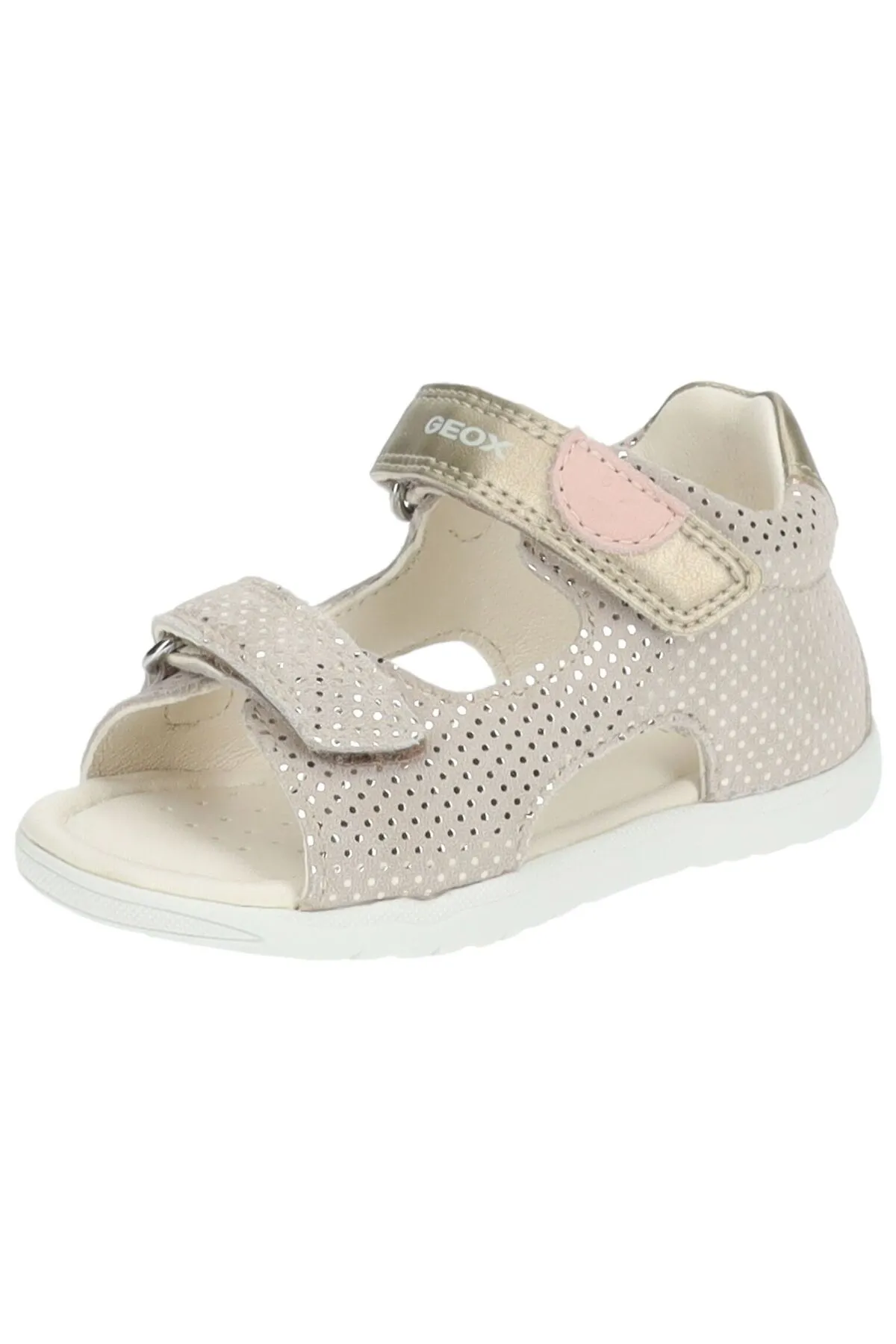 Geox  Sandalette - Beige - Flacher Absatz