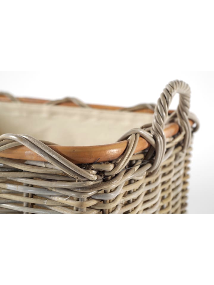 kobolo Kaminholzkorb FIREW 29291-18 in Grau günstig kaufen onesize