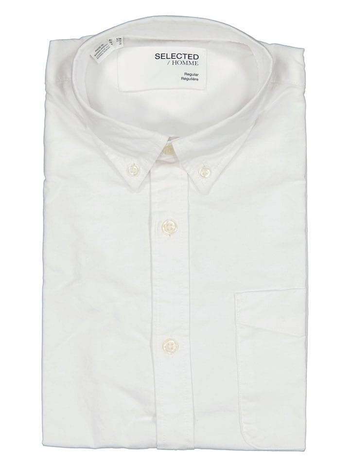 SELECTED HOMME Hemd - Regular fit - in Weiß günstig kaufen