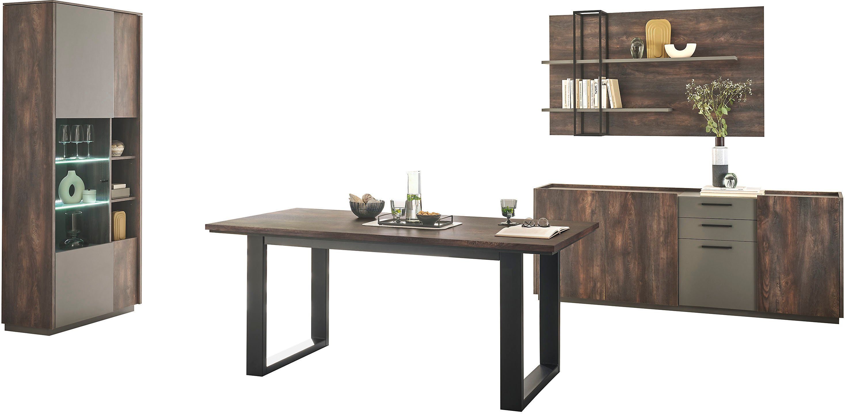 INOSIGN Esszimmer-Set LARGO, (Set, 4-St)