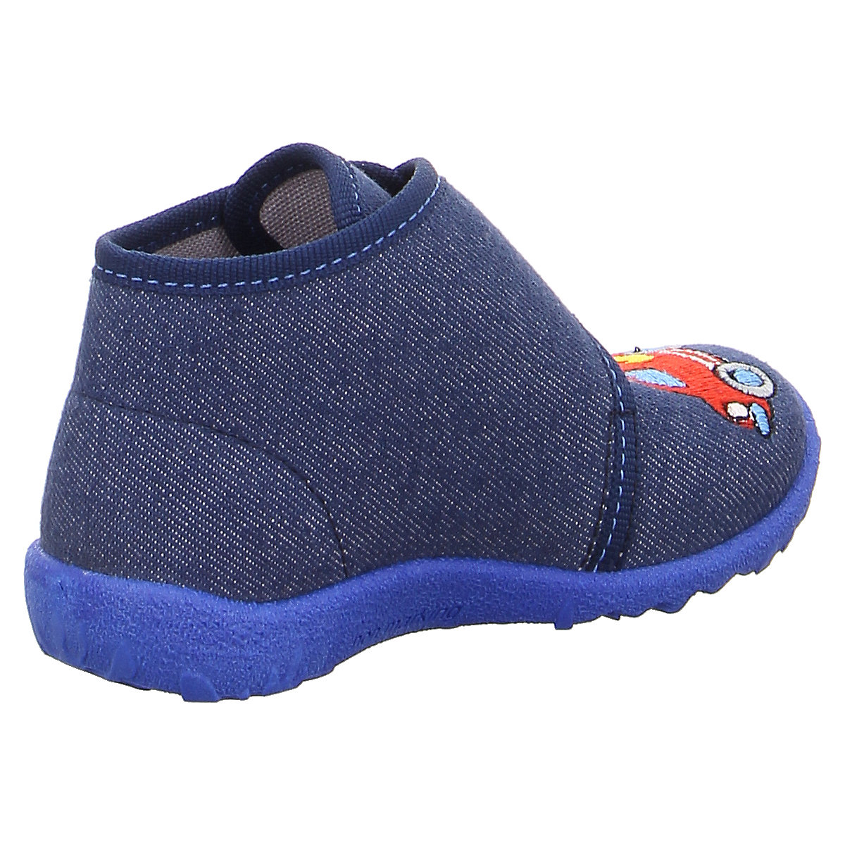 Baby Hausschuhe SPOTTY für Jungen, WMS-Weite M3, Fahrzeuge