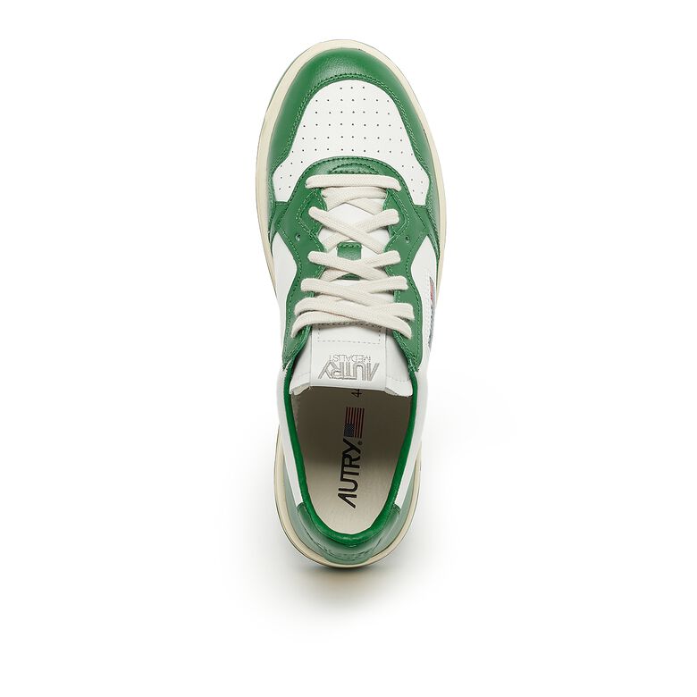 Autry 01 Low WB03 white/green