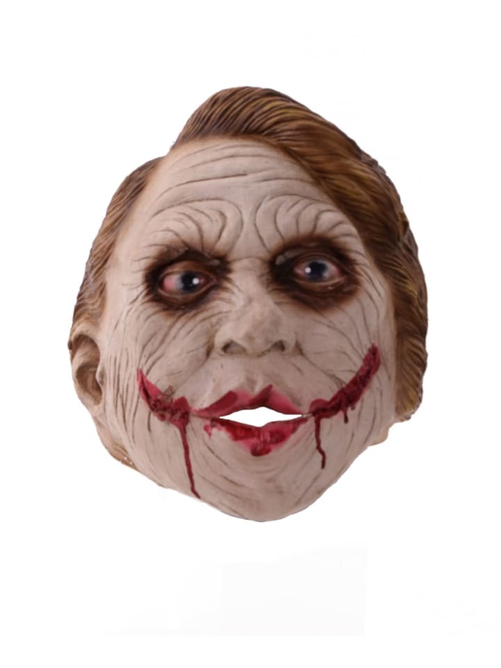 Halloween Halloween Maske - Blutmund und Augenringe in mehrfarbig günstig kaufen onesize