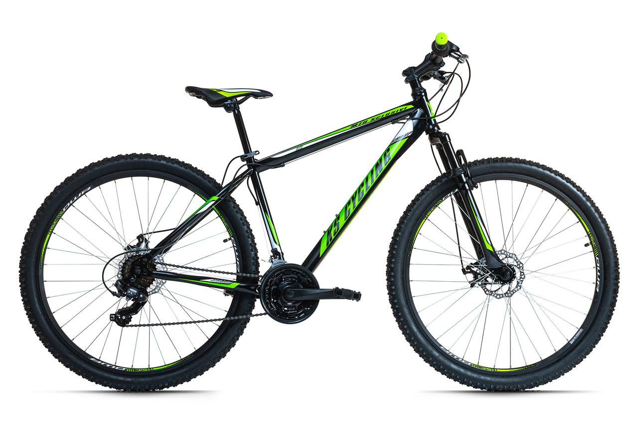 KS Cycling Mountainbike Hardtail 29'' Sharp schwarz-grün RH 46 cm