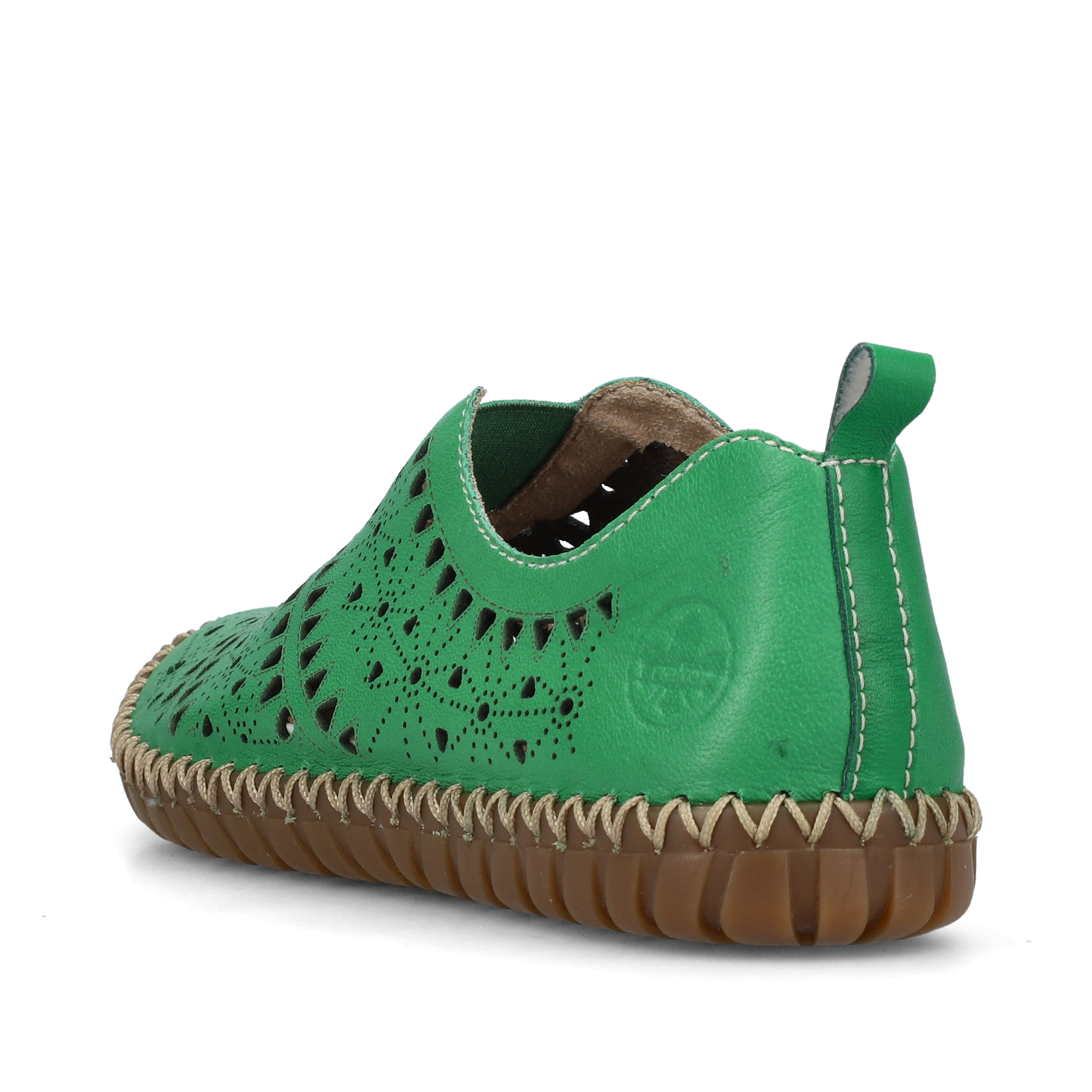 Rieker Damen Slipper waldgrün