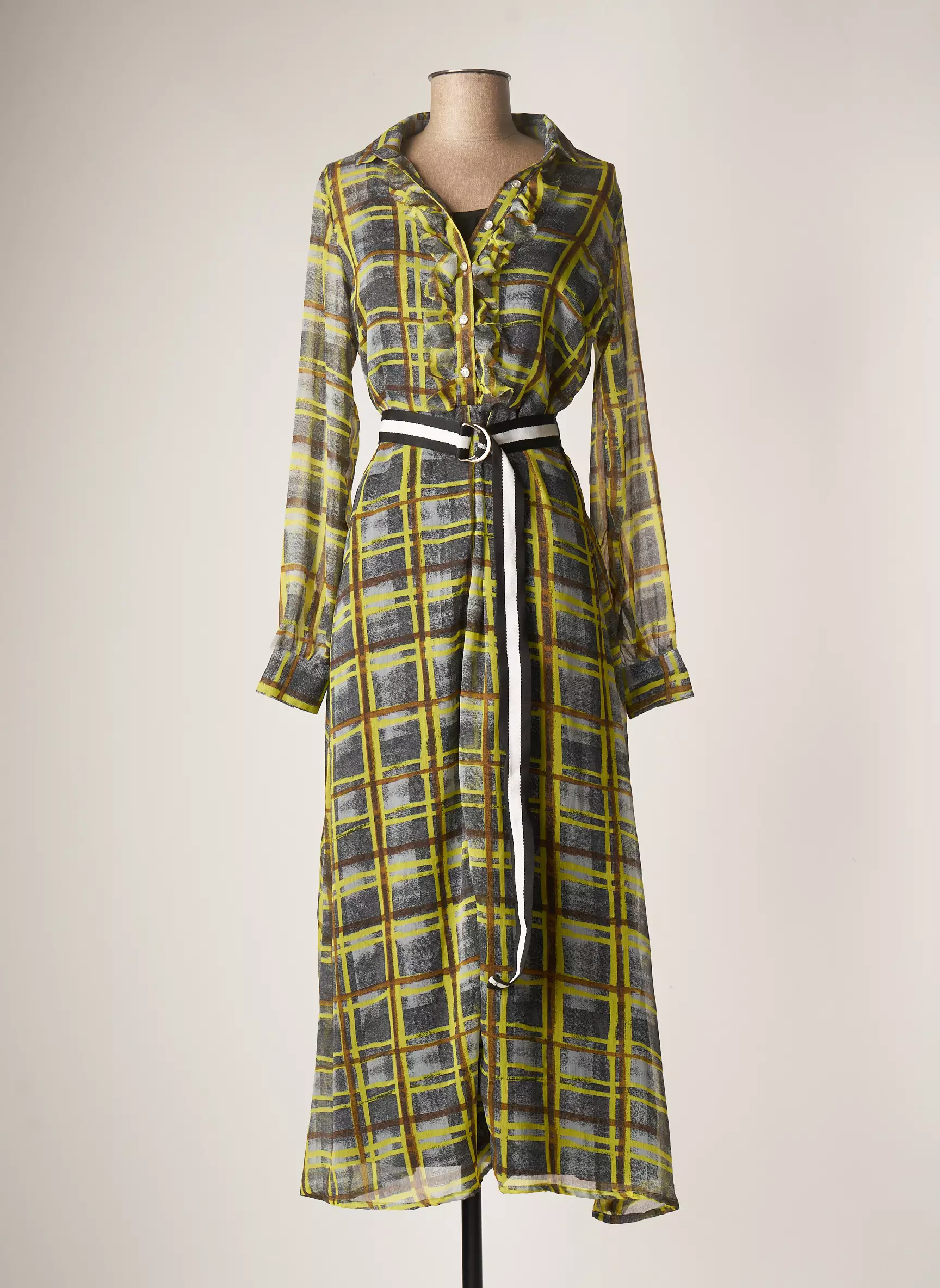 Petrol Industries Robes Longues Femme couleur vert