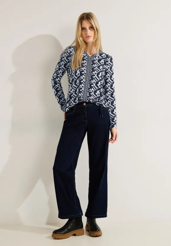CECIL Gemustertes Langarmshirt