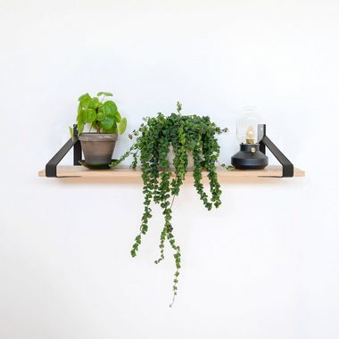 Natural Goods Berlin Wandregalhalter MITTE, 2-tlg., Regalhalterung, Winkelkonsole, Wandregal, Winkelträger, 200mm, Weiß