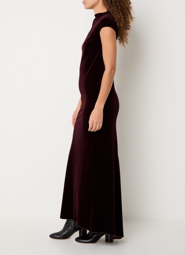 Max & Co Verdun velvet maxi dress