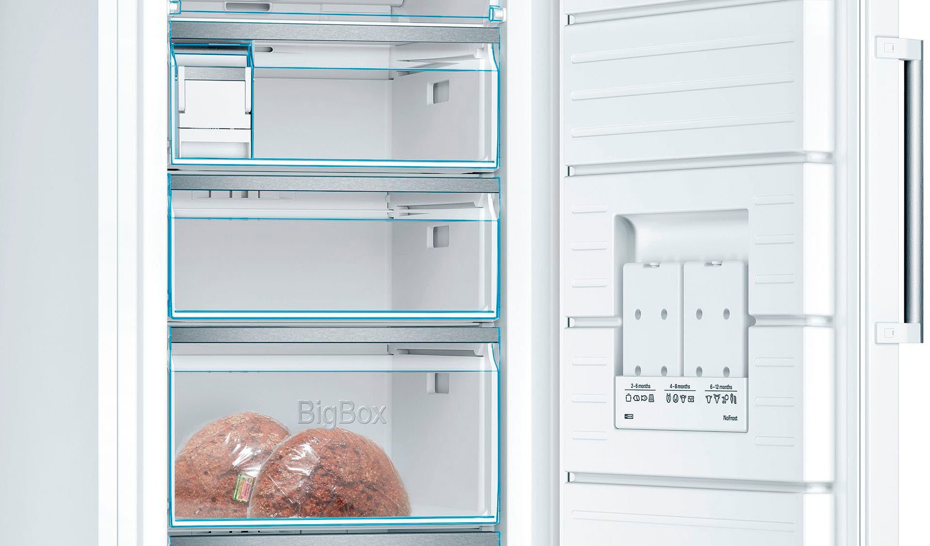BOSCH Gefrierschrank 6 GSN51AWDV, 161 cm hoch, 70 cm breit