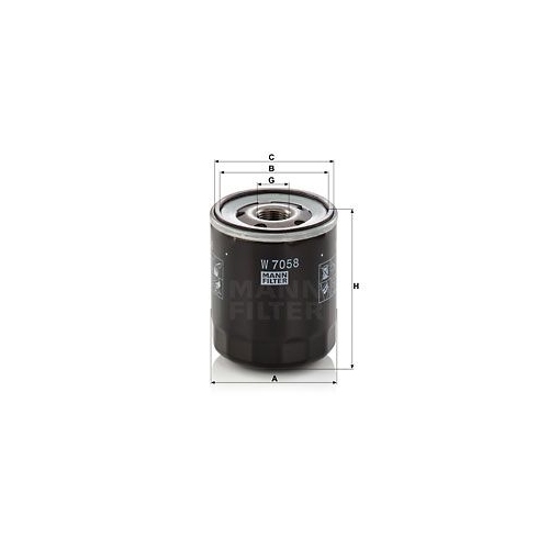 W7058 OELFILTER MANN - ATU