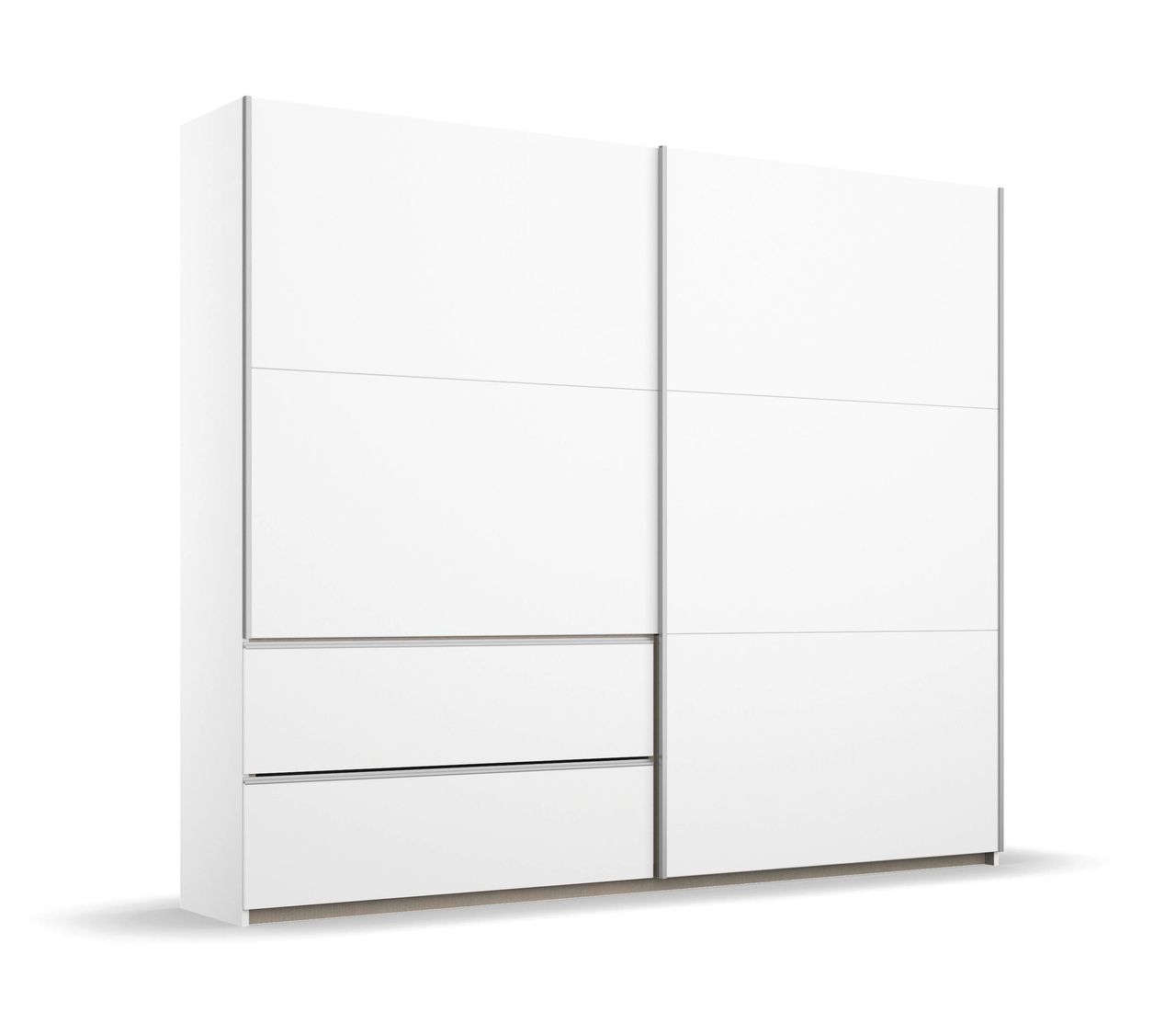 Rauch Möbel rauch Kleiderschrank Schwebetürenschrank Sevilla mit 2 Schubkästen 218 cm Breit