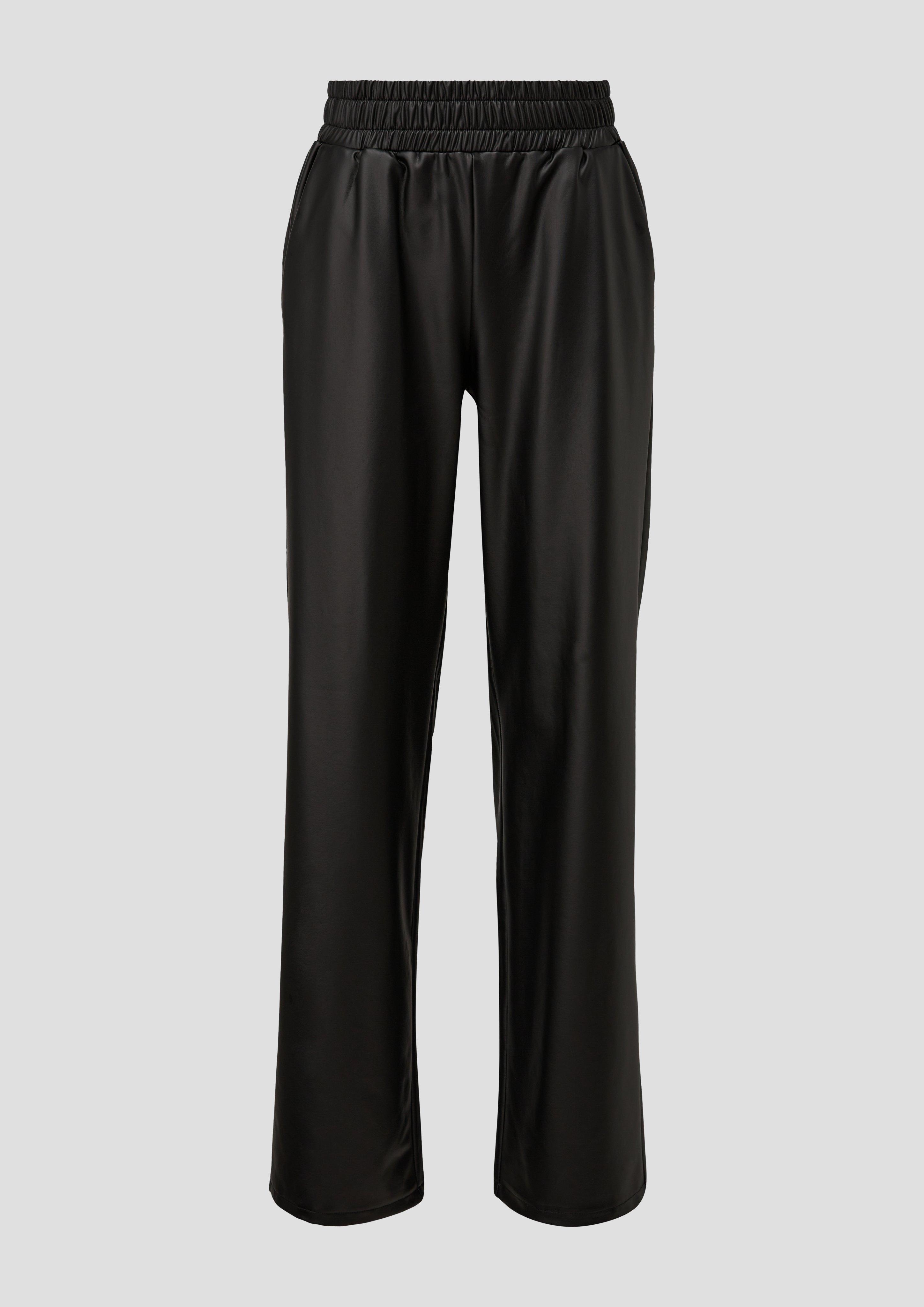 Straight-Leg-Hose aus Lederimitat  2140549-9999
