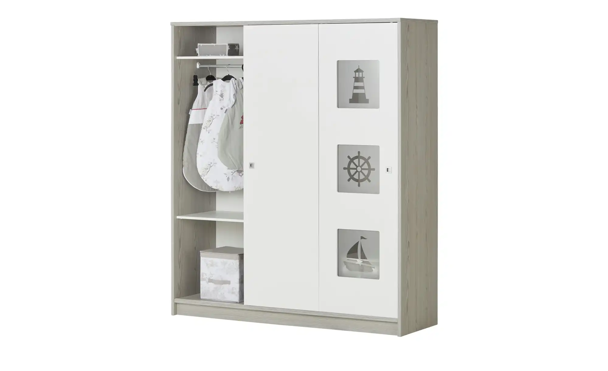 Kleiderschrank, 2-türig
