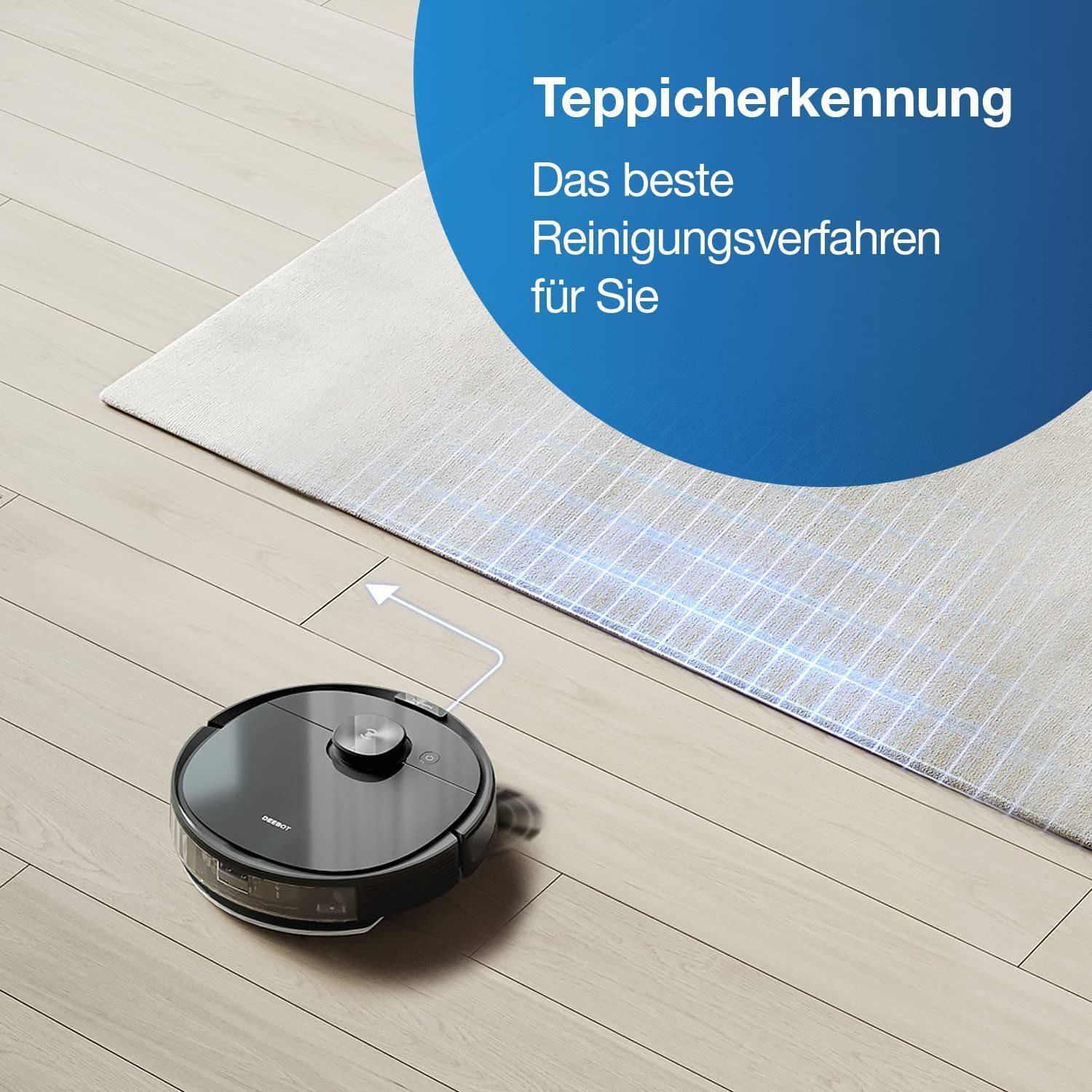ECOVACS Nass-Trocken-Saugroboter DEEBOT N8, 40,00 W, mit Wischfunktion
