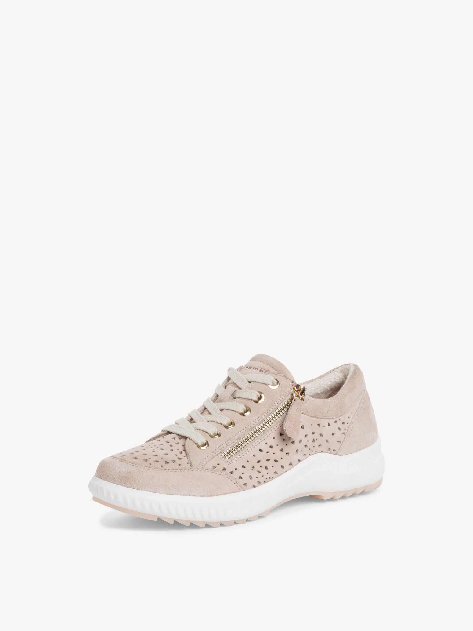 Basket en cuir - beige