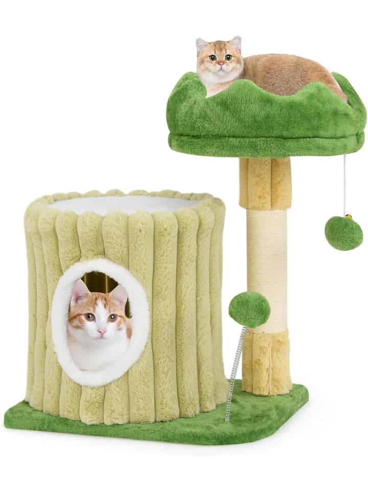 COSTWAY Kratzbaum Klein in Grün günstig kaufen onesize