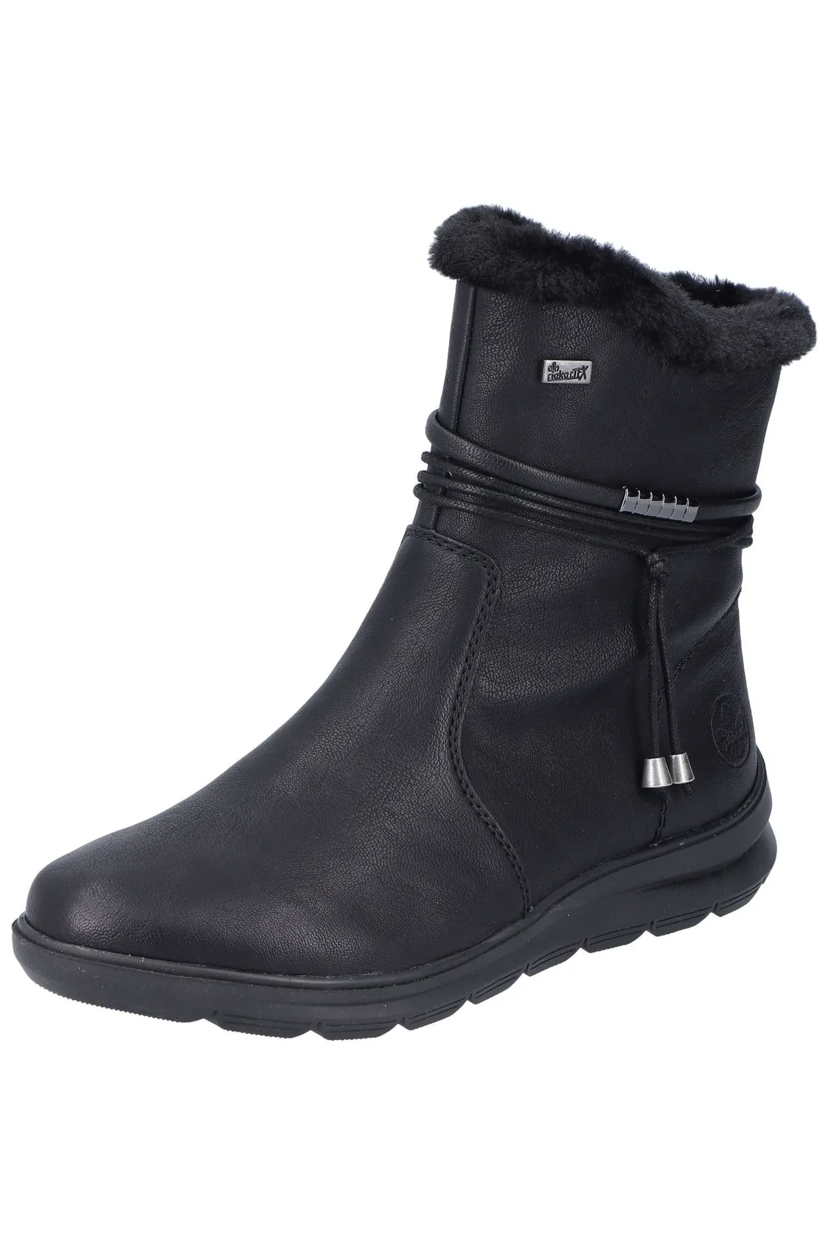 Rieker  Stiefelette - Schwarz - Flacher Absatz