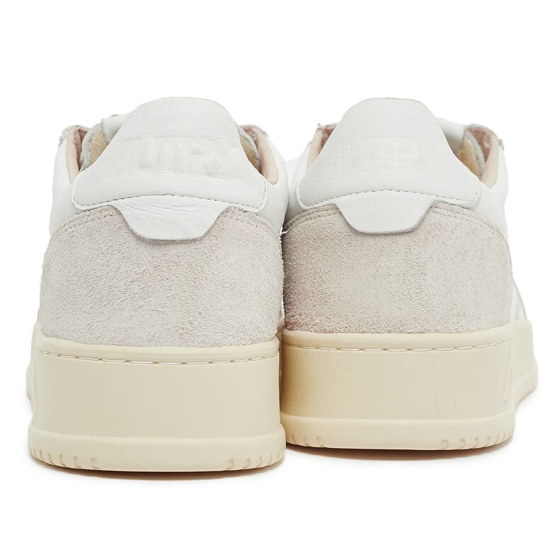 Autry Medalist Low goat/suede wht/white