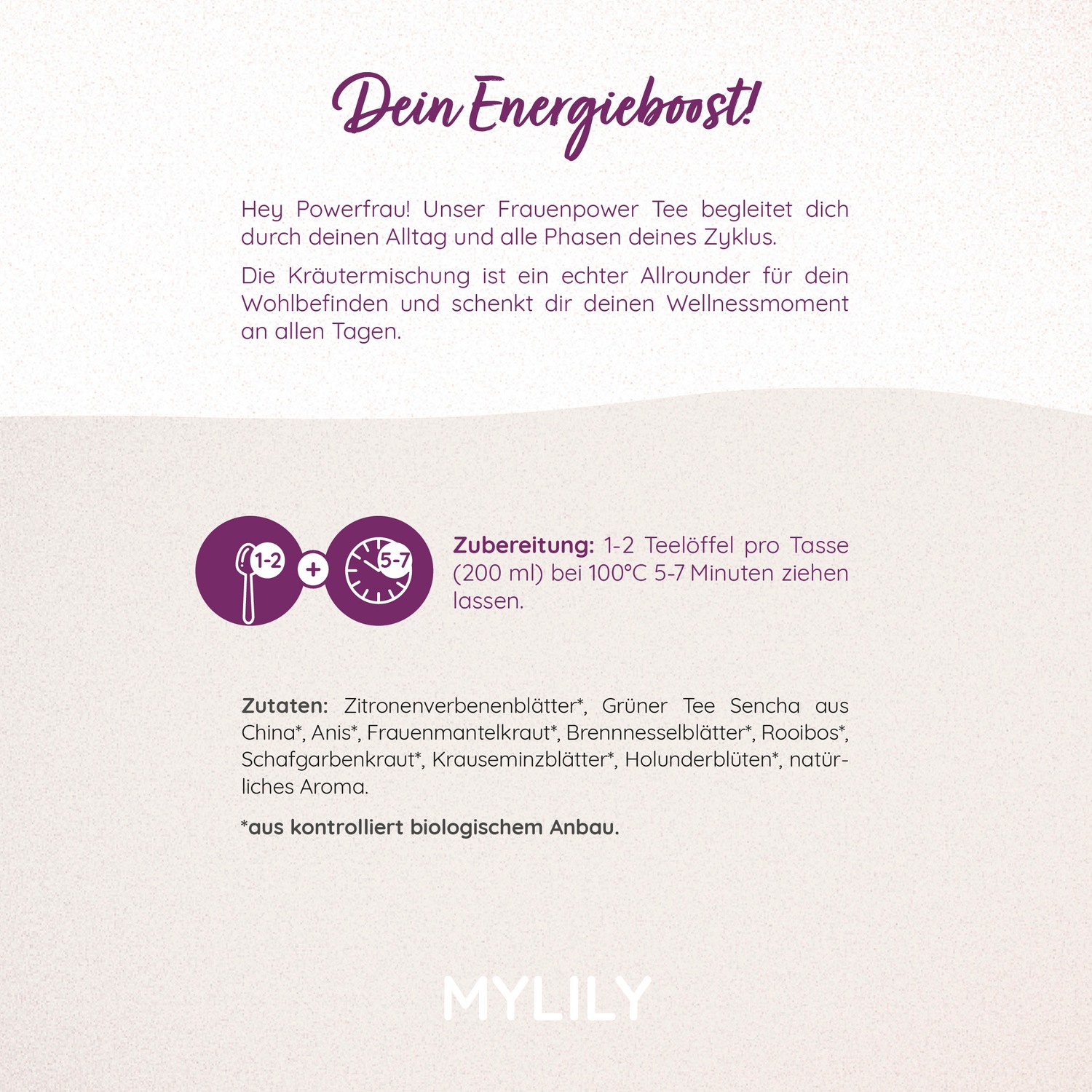 Frauenpower Tee | loser Bio-Kräutertee 50 g