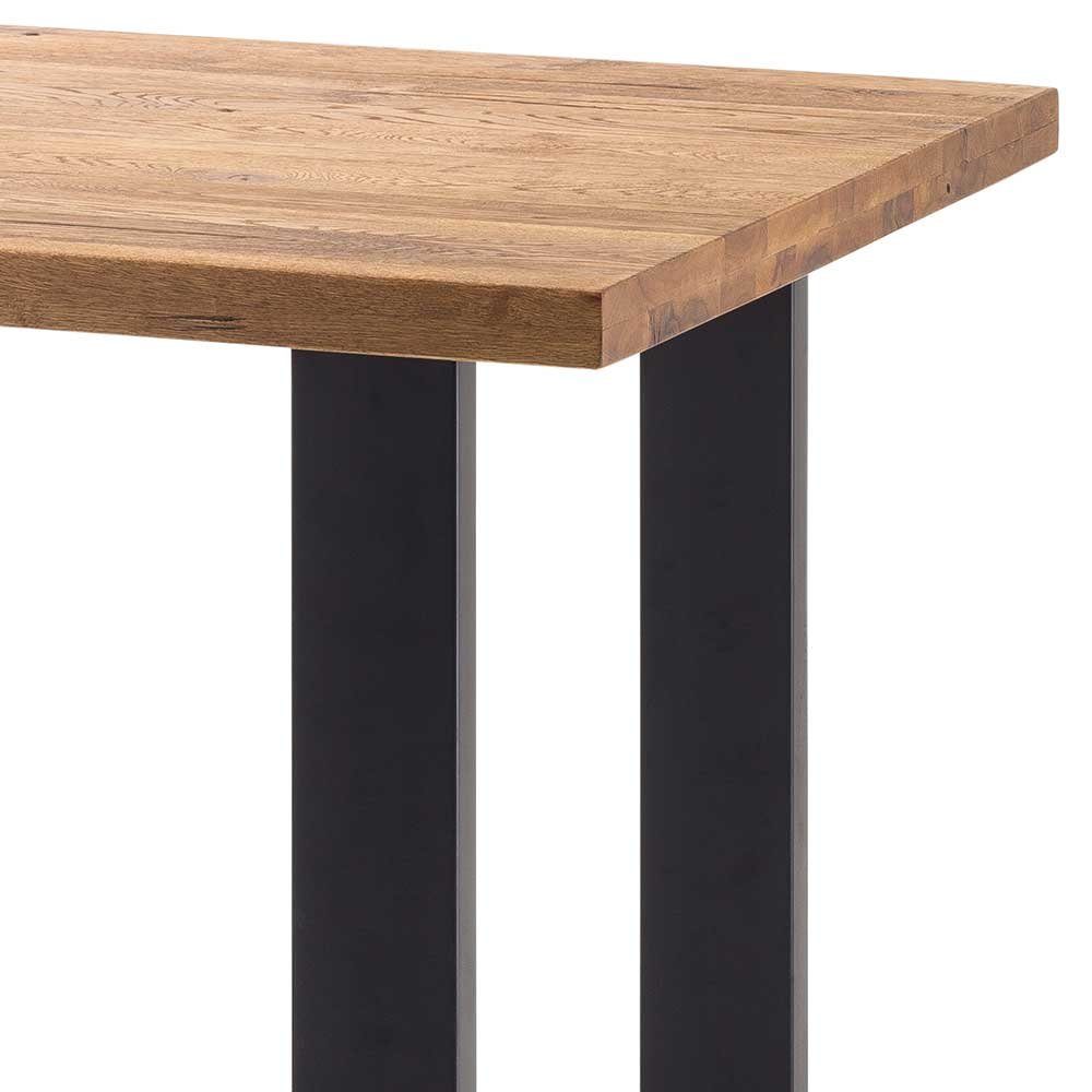 Pharao24 Stehtisch Maron, aus Massivholz