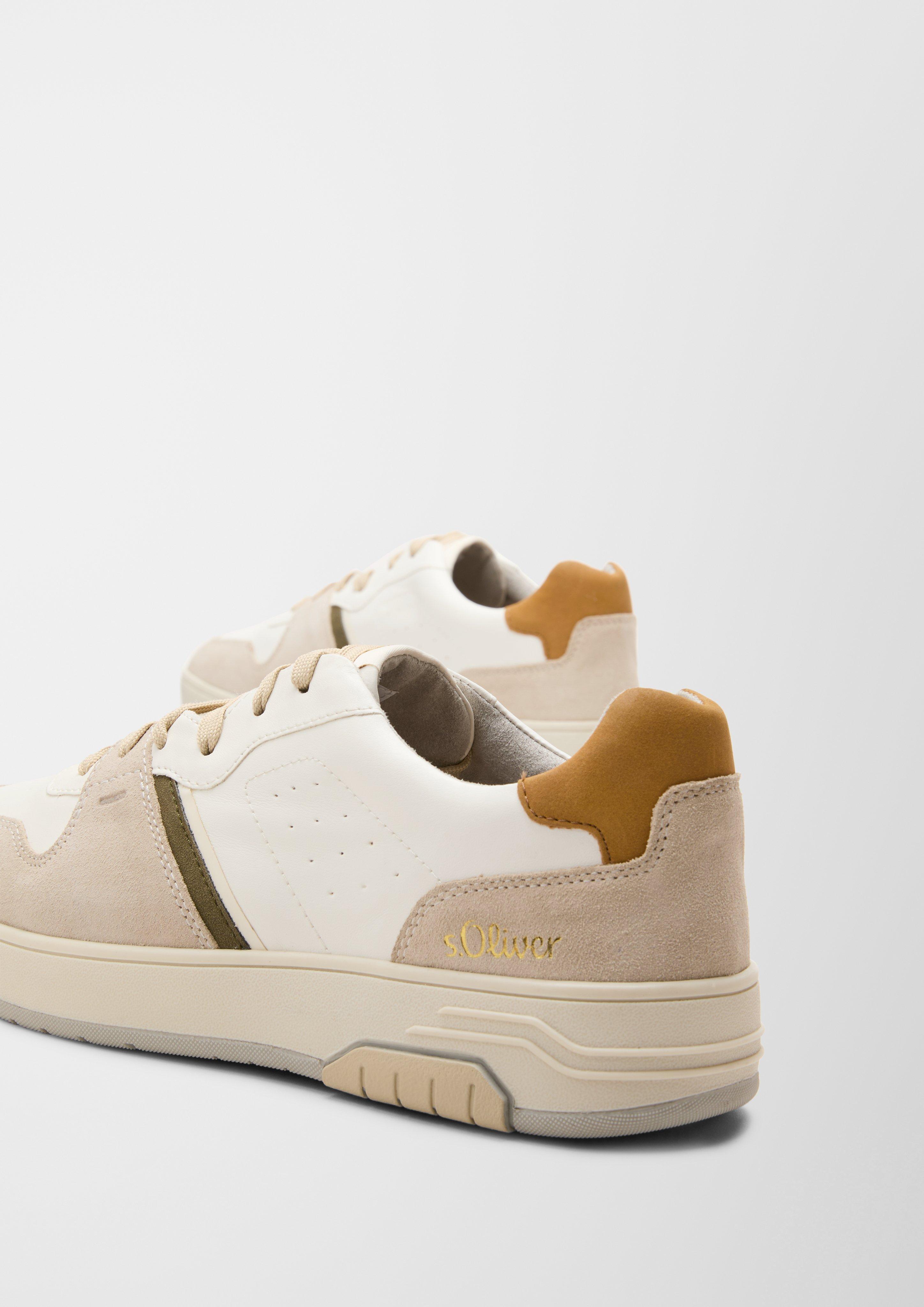 Sneaker aus Ledermix  6007302-100