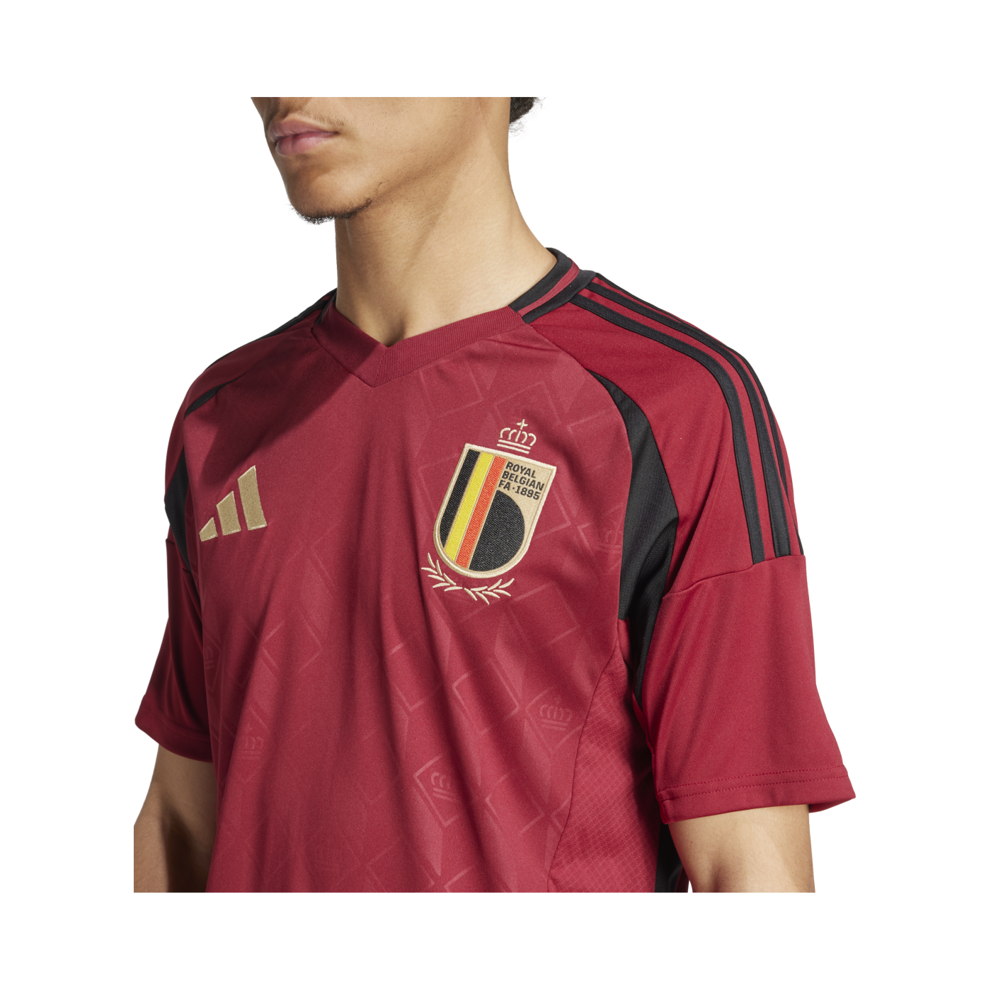 adidas Belgien Trikot Home EM 2024 Rot