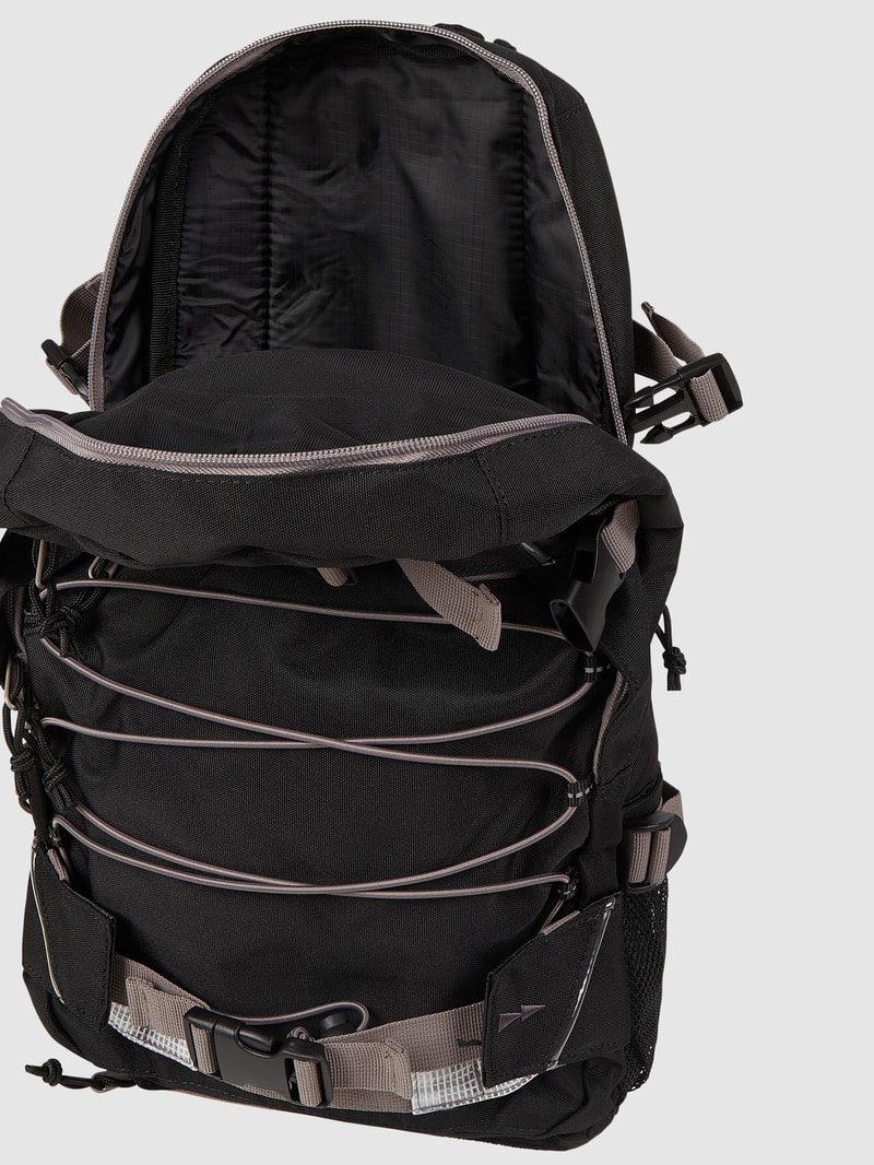 Rucksack mit Außenfächern Modell 'Louis' in schwarz
