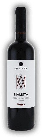 Deligreece, Málista Rotwein aus Kreta, Kotsifali, Syrah, Trocken, 2021, Kreta  Deligreece, Málista Rotwein aus Kreta, Kotsifali, Syrah, Trocken, 2021, Kreta   Jahrgang 2021 - 0,75	 Liter - Vol 13,5%