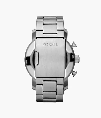 Fossil Herrenuhr Nate Edelstahl Silber