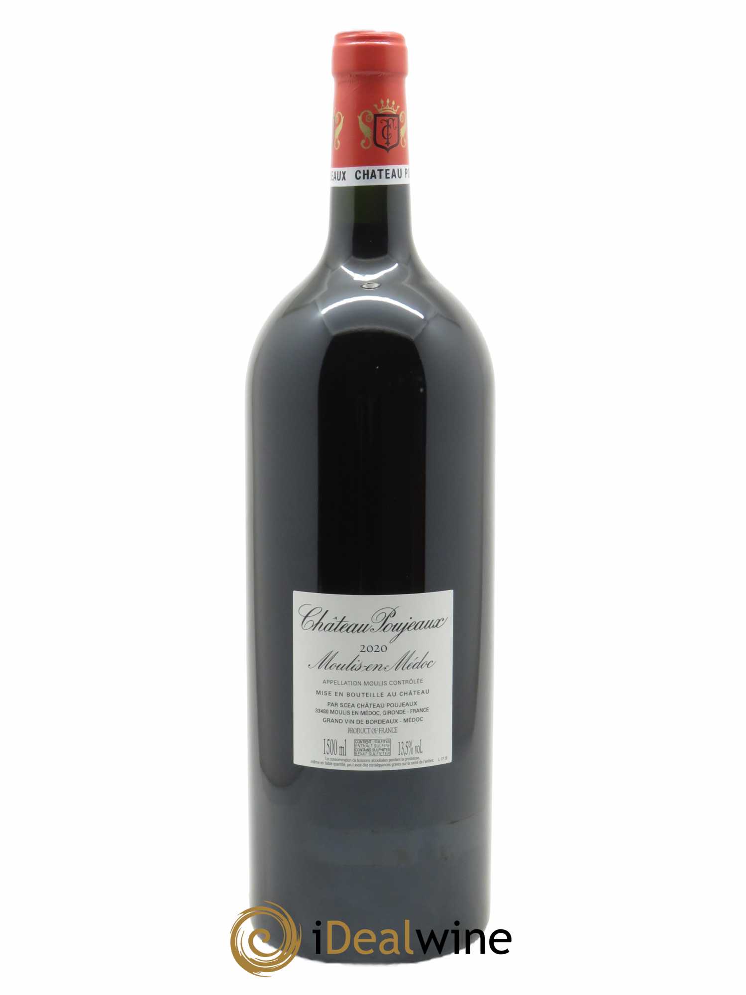Château Poujeaux (CBO à partir de 6 mgs) 2020 - Lot de 1 Magnum