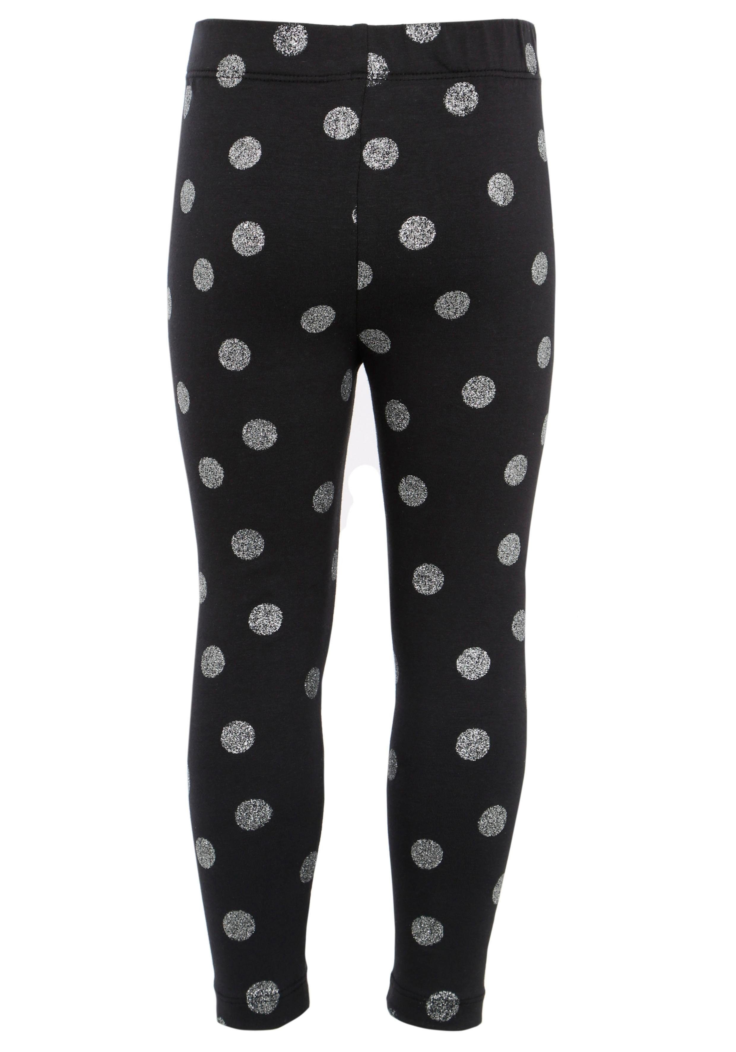 KIDSWORLD Leggings (Packung, 2-tlg) mit Glitzerdruck