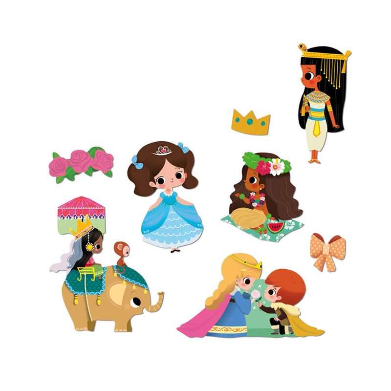 80 gommettes les princesses du monde - Lito